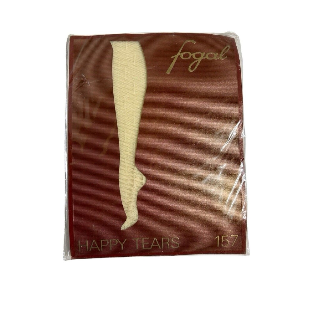NEW FOGAL SWITZERLAND HAPPY TEARS 157 PANTYHOSE 2100 NOIR - S